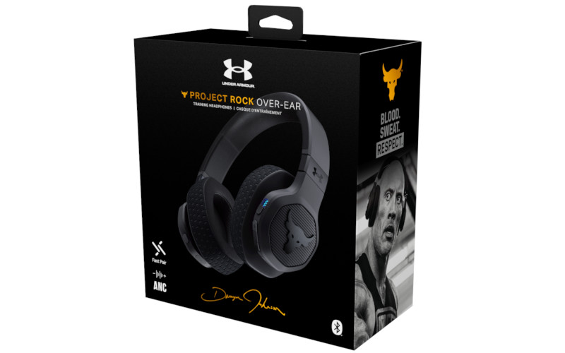 Sluchátka JBL UNDER ARMOUR PROJECT ROCK OVER-EAR TRAINING HEADPHONES Krabice se sluchátky JBL UNDER ARMOUR PROJECT ROCK OVER-EAR TRAINING HEADPHONES