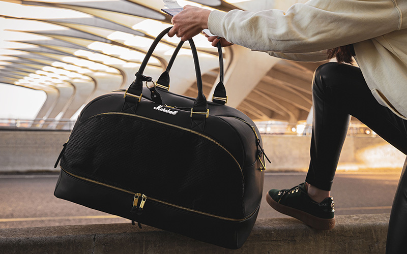 Taška MARSHALL DOWNTOWN DUFFEL BLACK/ GOLD Taška MARSHALL DOWNTOWN DUFFEL BLACK/ GOLD