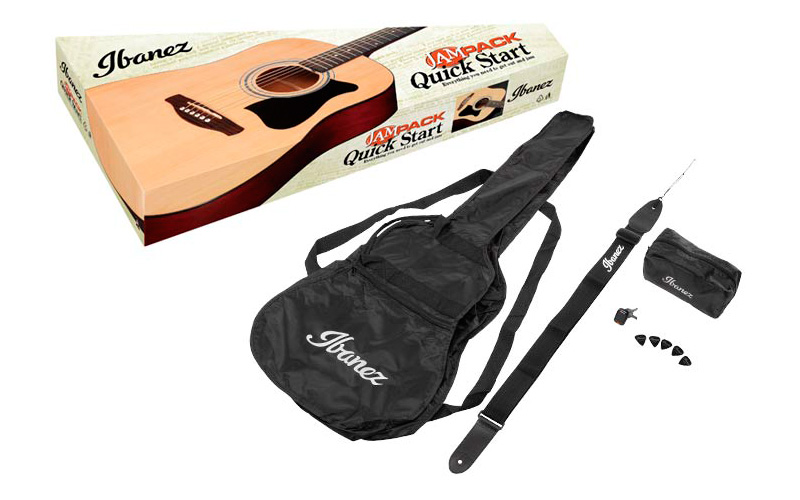 Set akustické kytary IBANEZ V54NJP OPEN PORE NATURAL Příslušenství ke kytaře IBANEZ V54NJP OPEN PORE NATURAL