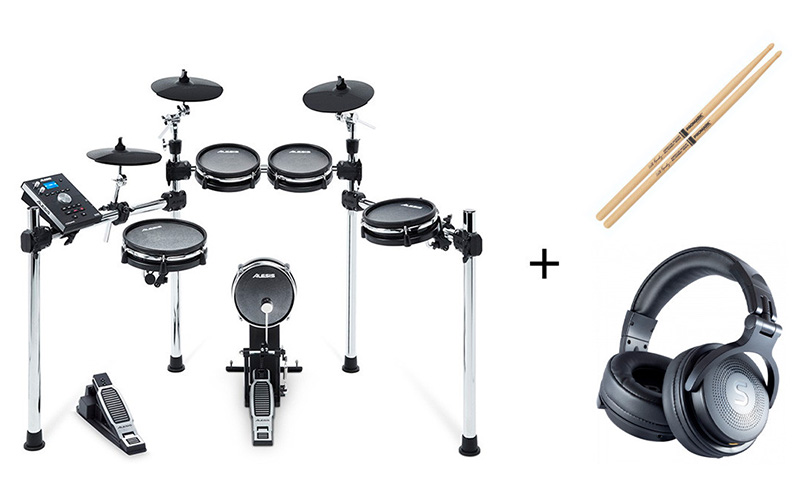 ALESIS Command Mesh Kit Bundle Full Set Bicí set