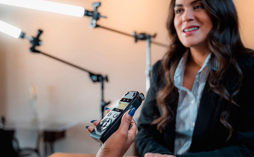 Nahrávání s rekordérem TASCAM DR-05X