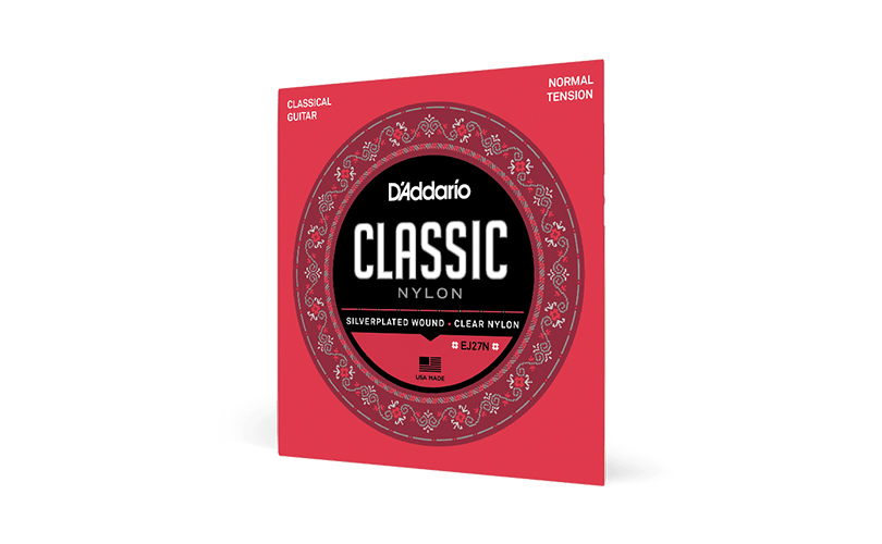 Struny pro klasickou kytaru D'ADDARIO EJ27N CLASSIC NYLON NORMAL 28-43